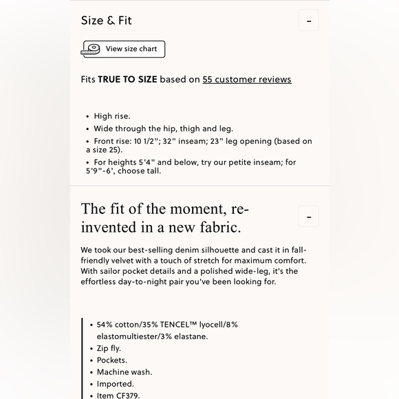 NWT J.Crew Wide Leg Velvet Sailor Trouser - Picture 5 of 5